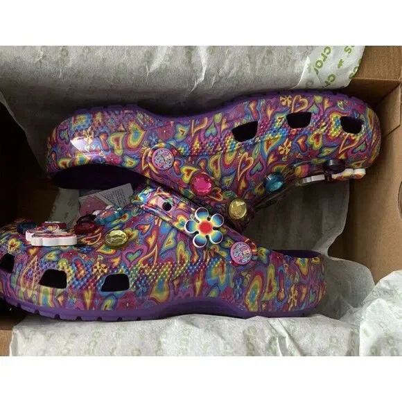 NEW in Box Croc X Lisa Frank Limited Edition Women's 10 - Picture 9 of 9